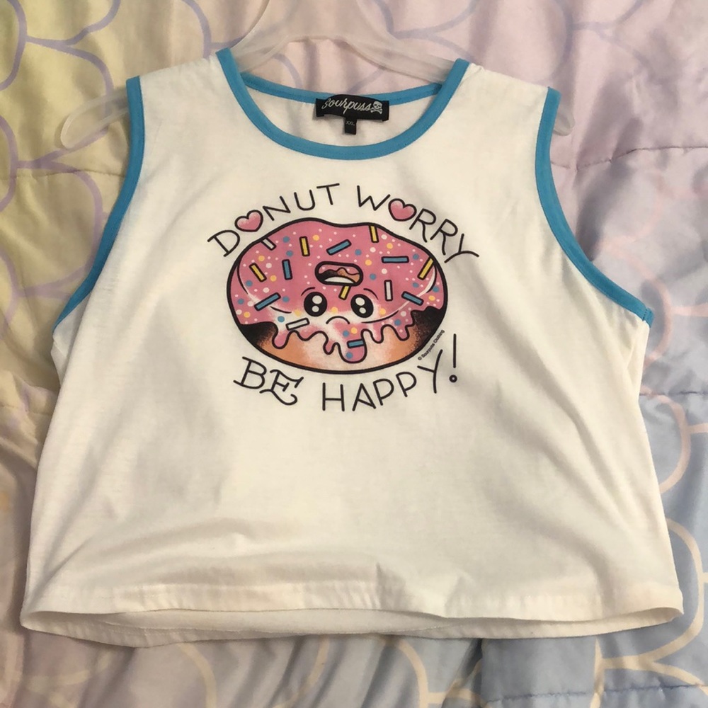 Sourpuss Donut Tattoo Graphic Tank